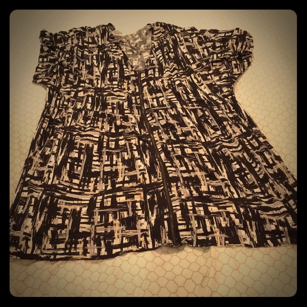 Retro Zip Up Dress by mark.